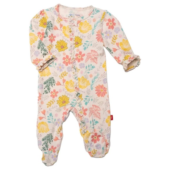 Magnetic Me Modal Parent Favorite Footie- Primrose Cottage/Size 6-9M (16-19 lbs) - Picture 1 of 7